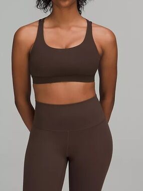 lululemon Energy Bra Medium Support French Press